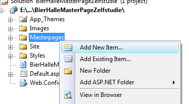 Masterpages H5 In Visual Studio Aanmaken van de masterpage Pagina koppelen aan de masterpage Volledig project: <pages masterpagefile="~/relatieveurlvanmasterpage"> Gebruik masterpage slide 11 Titel