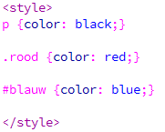 CSS Selectors: WAT krijgt een style?