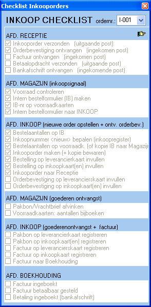 LES 4 Inkoop Orderbevestiging De inkooporders zijn inmiddels door de Receptie verstuurd en we krijgen van alle drie leveranciers een orderbevestiging binnen.