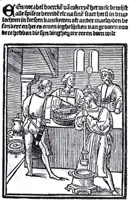 1514-N Ingemetseld Excentrieke non.