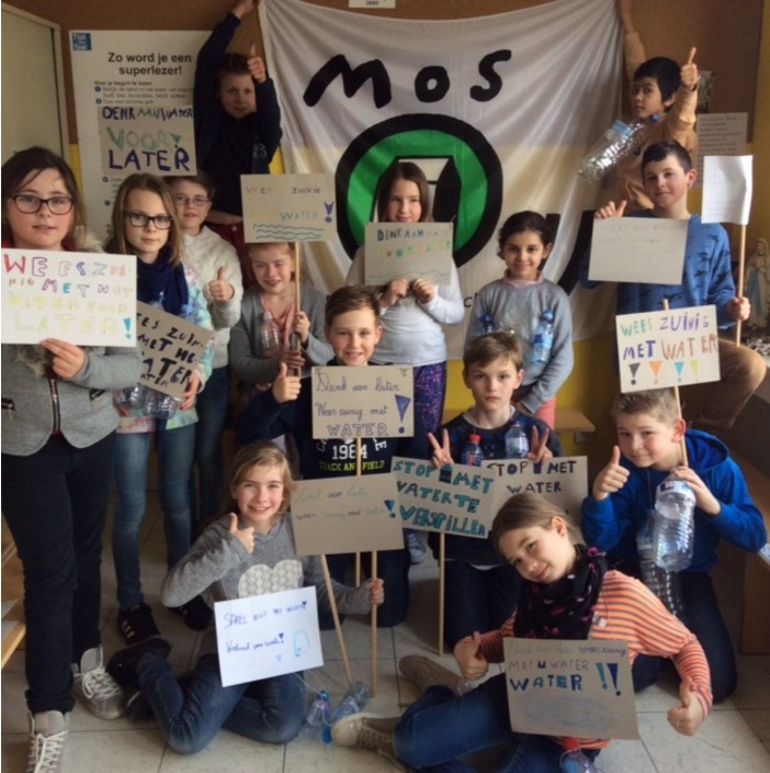 MOS = MILIEUZORG OP SCHOOL Op 22 maart was het wereldwaterdag.