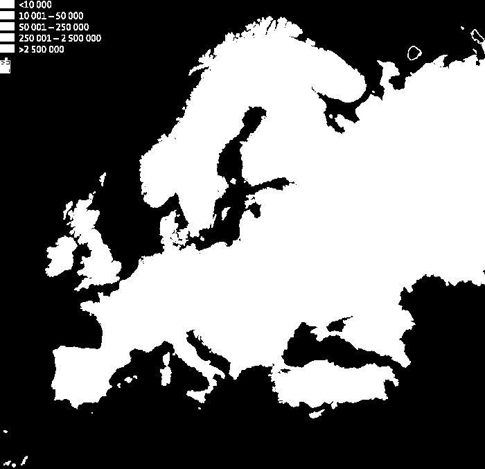 Top 5 bestemmingen x 1 000 Duitsland 3774 België