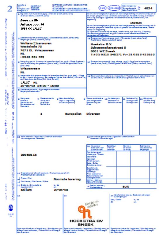 Wanneer deze CMR niet binnen 1 pagina valt kunt u dit als volgt oplossen: Ga in uw internetbrowser naar Bestand in de menubalk. Klik vervolgens op pagina-instellingen.