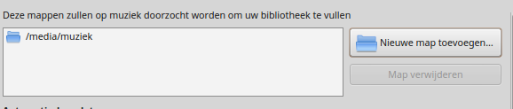 de map bij iedere opstart automatisch gekoppeld worden.