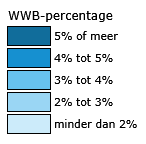 Afbeelding 3.4. WWB-percentages per gemeente Nederland en Drenthe, december 2014 Borger- Odoorn Midden- Drenthe Coevorden Emmen Hoogeveen De Wolden Bron: CBS, bewerking UWV Eind 2014 telde Drenthe 6.