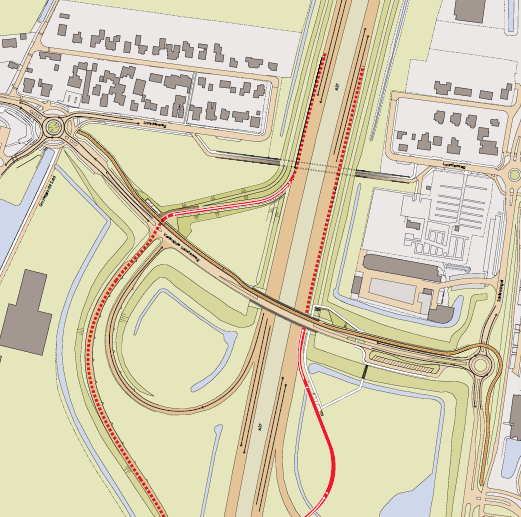 4.4 Inpassing tracédeel A27 Voor de HOV-verbinding tussen Hilversum en Huizen wordt uitgegaan van een gefaseerde aanleg, zoals beschreven in de inleiding.