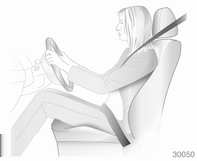 Stoelen, veiligheidssystemen 37 Voorstoelen Stoelpositie 9 Waarschuwing Alleen met een correct ingestelde stoel rijden. Uw zitvlak zo dicht mogelijk naar de rugleuning schuiven.