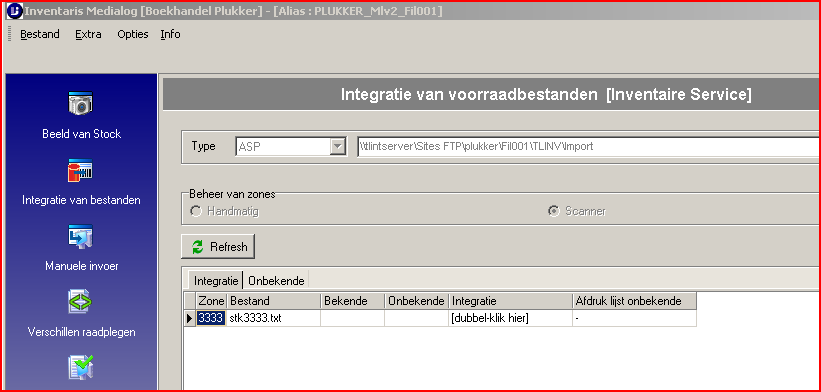 Klik op [dubbel-klik hier] en print de zone of de onbekenden af om te controleren of de printer werkt. Meld het resultaat van de test aan Titelive.