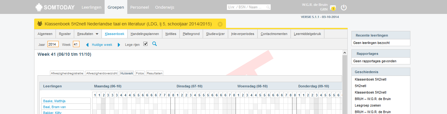 Handleiding SOMtoday huiswerk en absentie Versie 1.