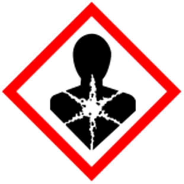 Pictogrammen en gevaarcodes: GHS07, GHS09, Wng Chlordaan Acute Tox. 4, Car.