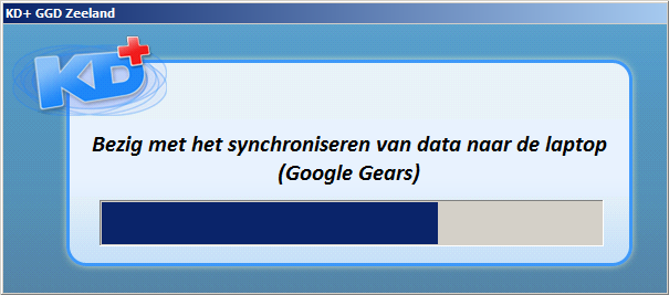 STAP 4 Onderaan de werklijst zijn ook twee knoppen zichtbaar: Beide knoppen zijn van belang voor het gebruik van de offline functionaliteit.