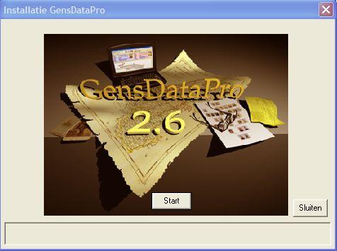 Extra: hiermee opent u het GensDataPro Extra venster met de volgende mogelijkheden: GDWin Handleiding: Gebruikers van het programma GensData voor Windows (GD-Win) vinden hier de handleiding van het