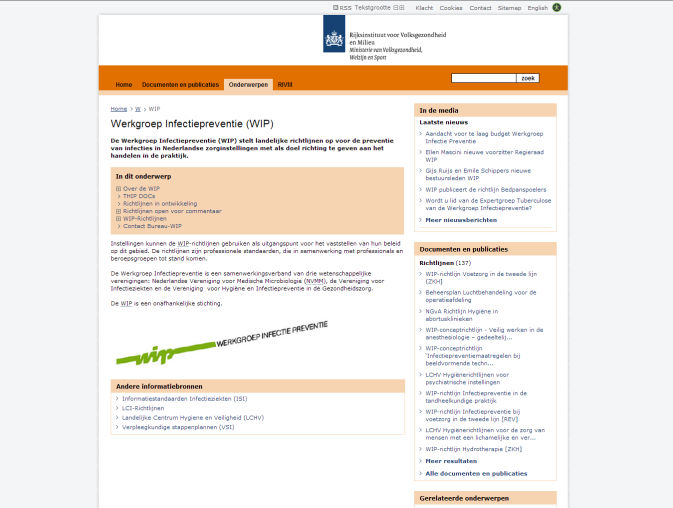 Infectieziektebestrijding 2013 (LCI) Toolkit