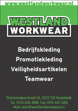 - 8 - - 13-4. Toernooi-reglement Westlands Kampioenschap 1. In de sporthallen en de corridor is eten en drinken verboden. Roken mag nergens binnen het complex. 2.