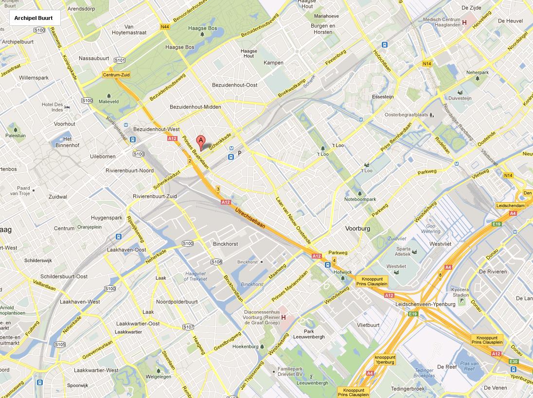 het pand. De stedelijke kernen van Den Haag, Rotterdam en Zoetermeer zijn met elkaar verbonden door de RandstadRail, een lightrail verbinding.