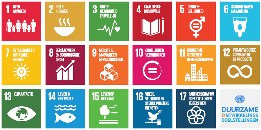 Resolutie Verenigde Naties : 17 sustainable development goals (SDG