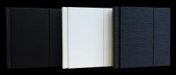 TEP101012BL Terrazza Magneta Mini-Album 10x10-12 Prestige zwart 1 TEP101012WT 12 foto's 10x10 cm, zwarte bladen v.