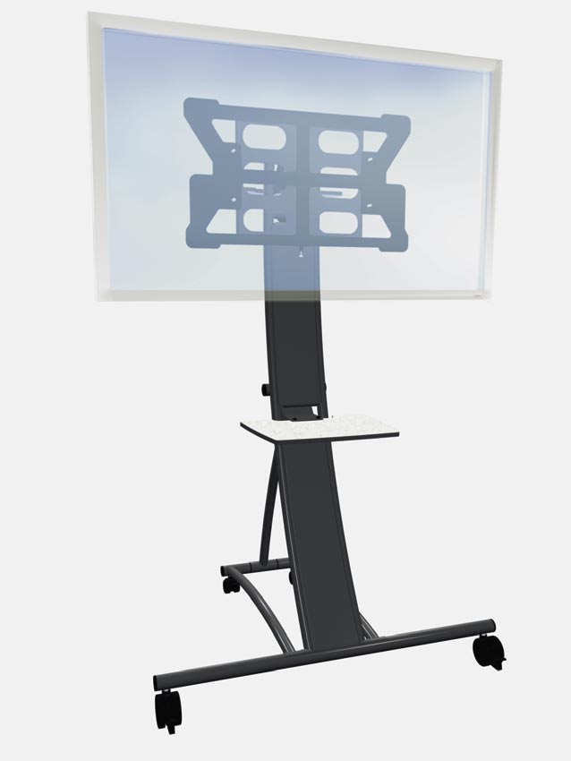 SolidStand Fraai vormgegeven plasmastand voorzien van universele montageplaat voor gebruik van uw plasmabeeldscherm in verschillende ruimtes.