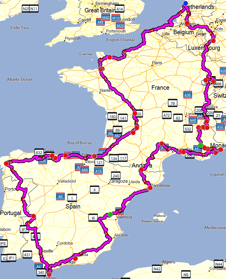 Le Grande Tour Spanje 2015.