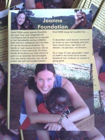 Juni 2015 Het is inmiddels drie maanden geleden dat de activiteiten van Joanne s kinderen in Oeganda opgingen in de nieuwe stichting Joanne Foundation.