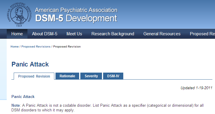 DSM-5: voorstel om paniekaanvallen te