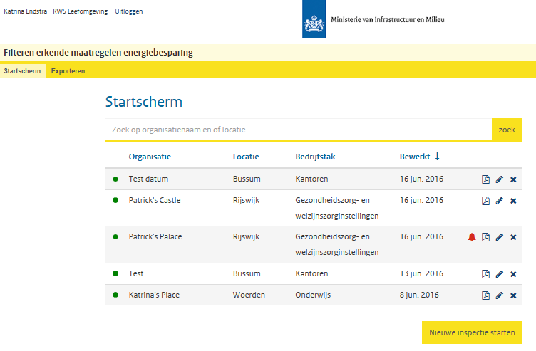 FEM - Filter Erkende Maatregelen Locatie specifiek overzicht met relevante technieken Op elk moment informatie aan te vullen en te wijzigen