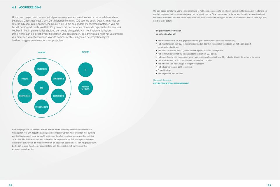 Zorg ervoor dat de personen binnen de organisatie die een taak hebben in het implementatietraject, op de hoogte zijn gesteld van het implementatieplan.