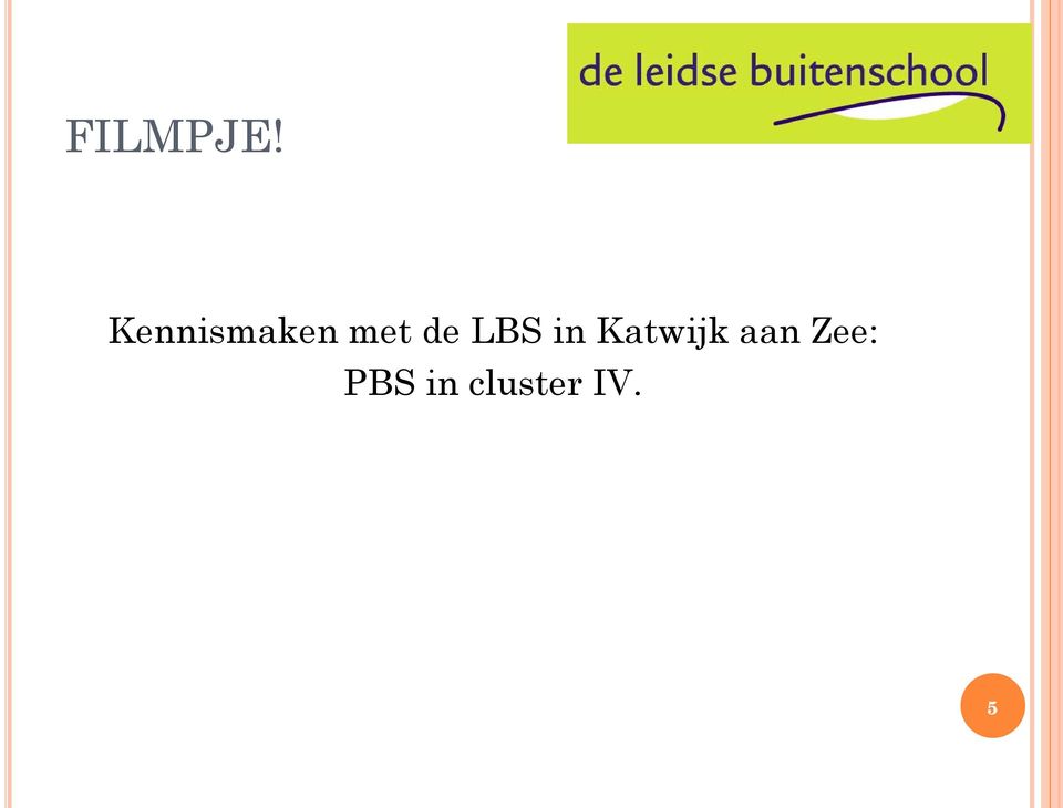 de LBS in Katwijk
