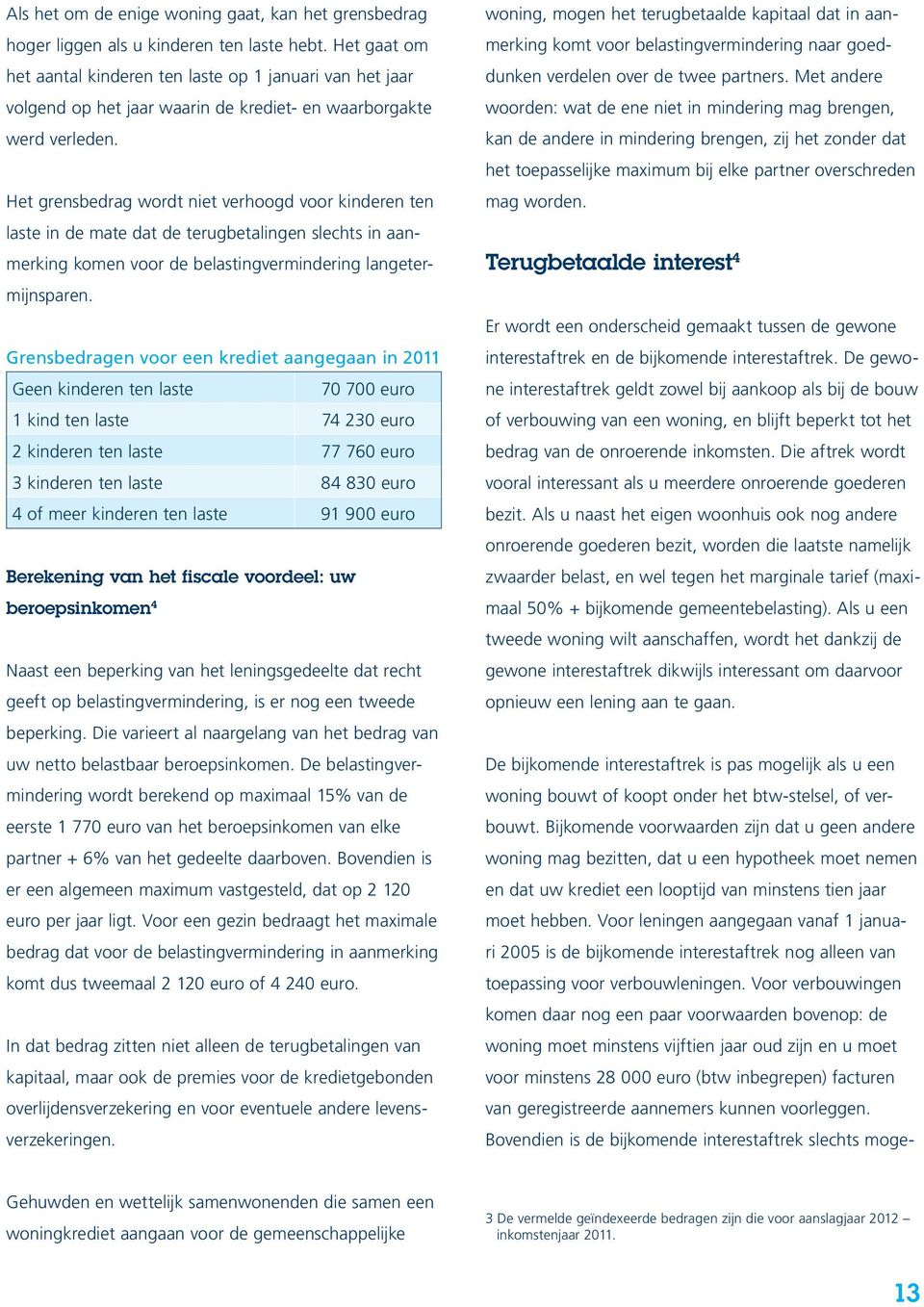 Het grensbedrag wordt niet verhoogd voor kinderen ten laste in de mate dat de terugbetalingen slechts in aanmerking komen voor de belastingvermindering langetermijnsparen.