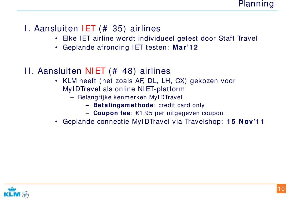 afronding IET testen: Mar 12 II.