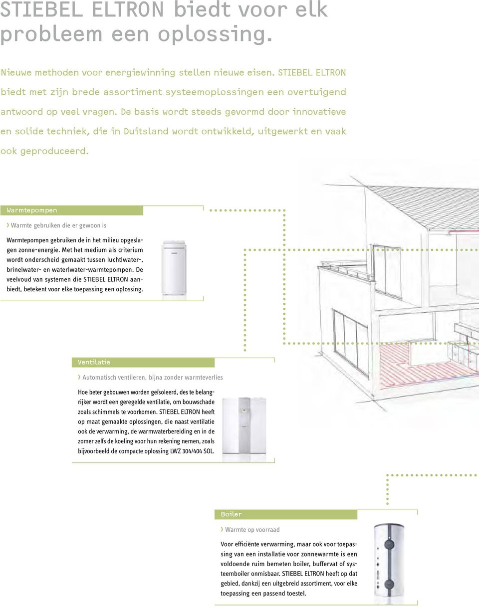 De basis wordt steeds gevormd door innovatieve en solide techniek, die in Duitsland wordt ontwikkeld, uitgewerkt en vaak ook geproduceerd.