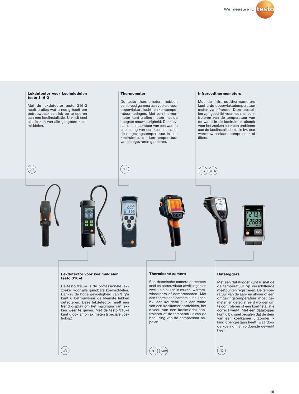 Met een thermometer kunt u alles meten met de hoogste nauwkeurigheid. Denk bv.