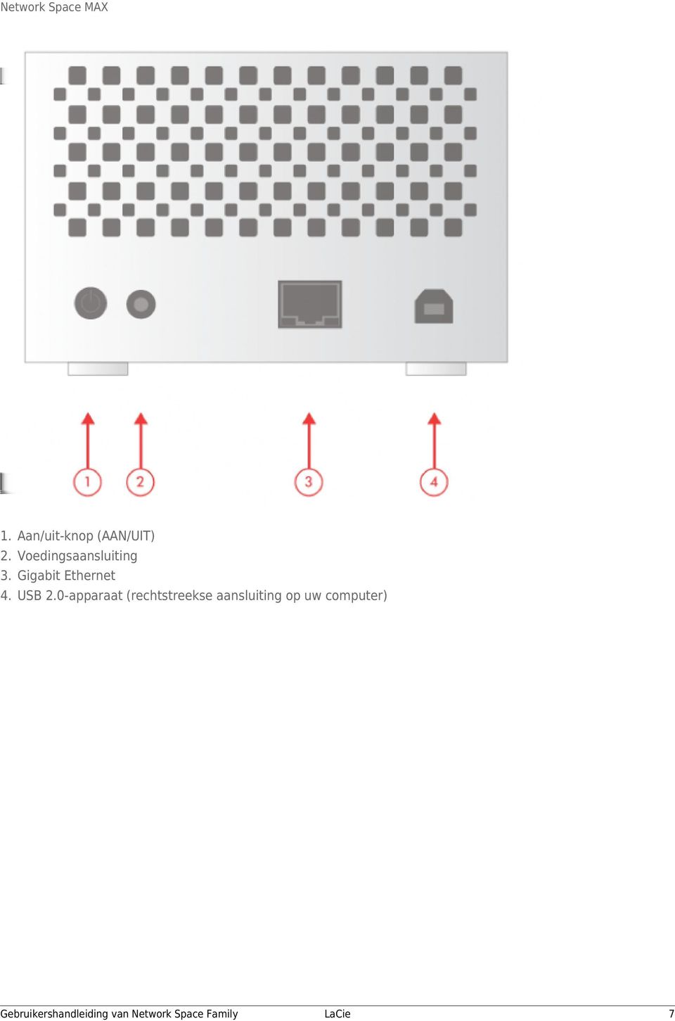 Voedingsaansluiting Gigabit Ethernet