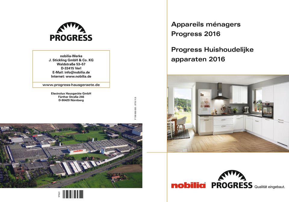 nobilia.de Progress Huishoudelijke apparaten 2016 www.progress-hausgeraete.