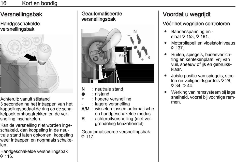 Handgeschakelde versnellingsbak 3 116.