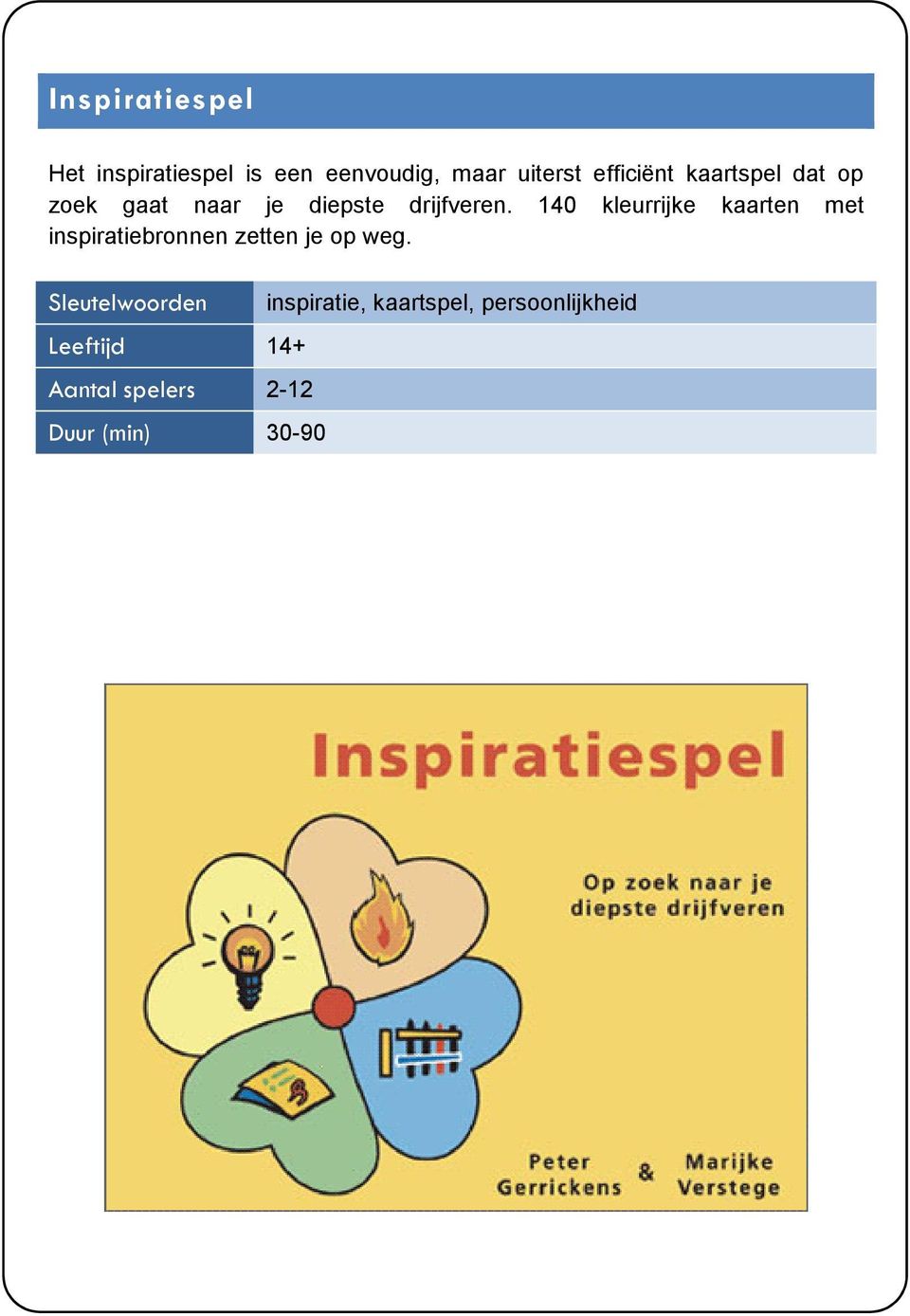 140 kleurrijke kaarten met inspiratiebronnen zetten je op weg.