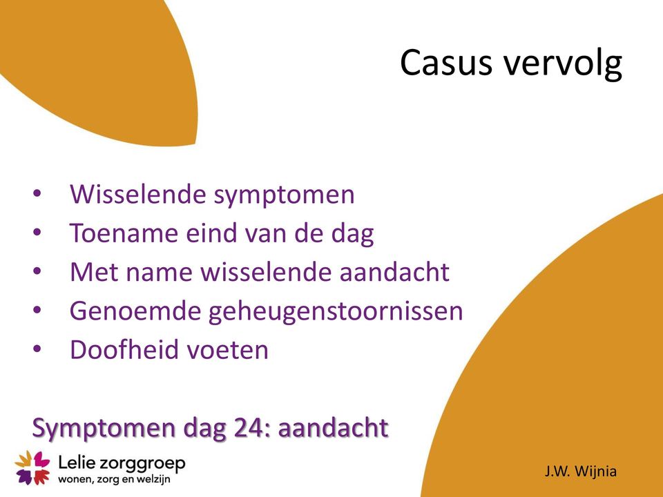 aandacht Genoemde geheugenstoornissen