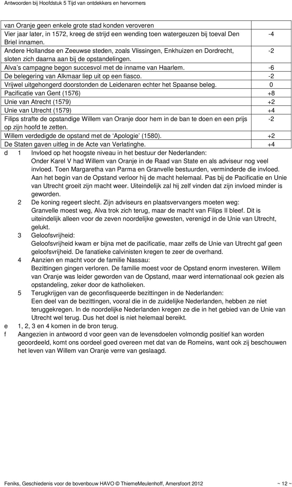 -6 De belegering van Alkmaar liep uit op een fiasco. -2 Vrijwel uitgehongerd doorstonden de Leidenaren echter het Spaanse beleg.