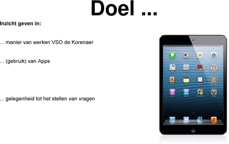 Korenaer... (gebruik) van Apps.