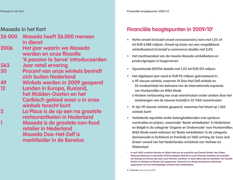 Winkels werden in 2009 geopend 12 Landen in Europa, Rusland, het Midden-Oosten en het Caribisch gebied waar u in onze winkels terecht kunt 2 La Place is de op een na grootste restaurantketen in