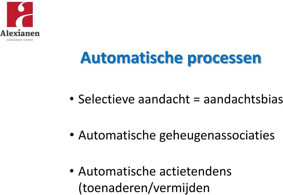 Automatische geheugenassociaties