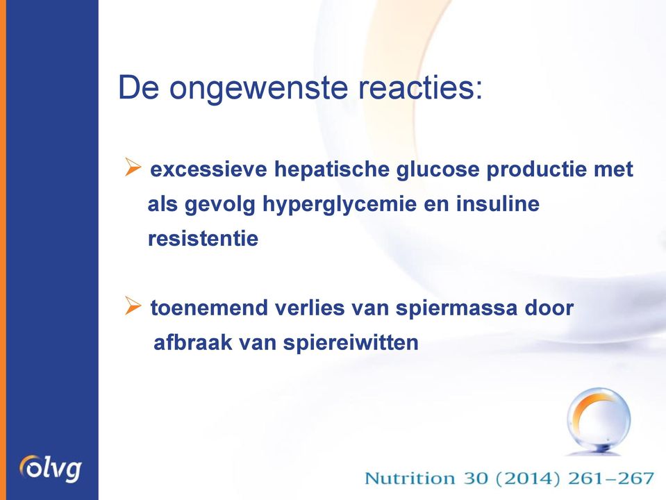 hyperglycemie en insuline resistentie