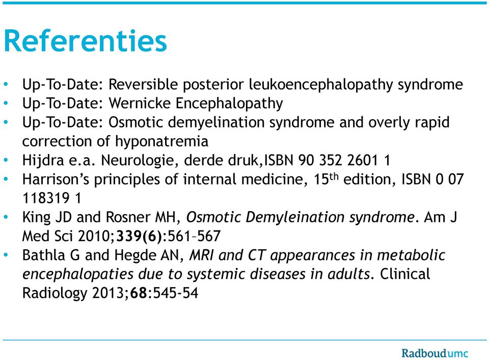 ion syndrome an