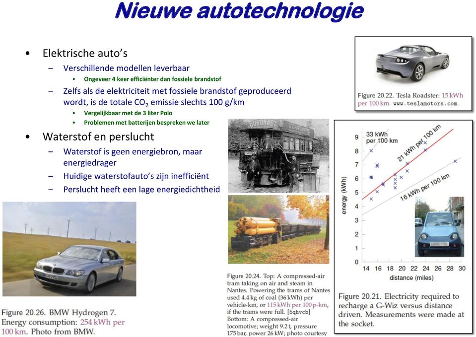 g/km Vergelijkbaar met de 3 liter Polo Problemen met batterijen bespreken we later Waterstof en perslucht Waterstof