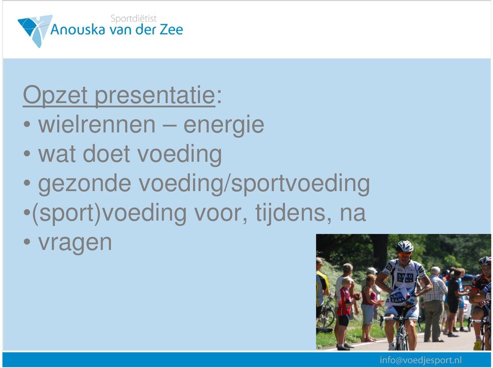 gezonde voeding/sportvoeding