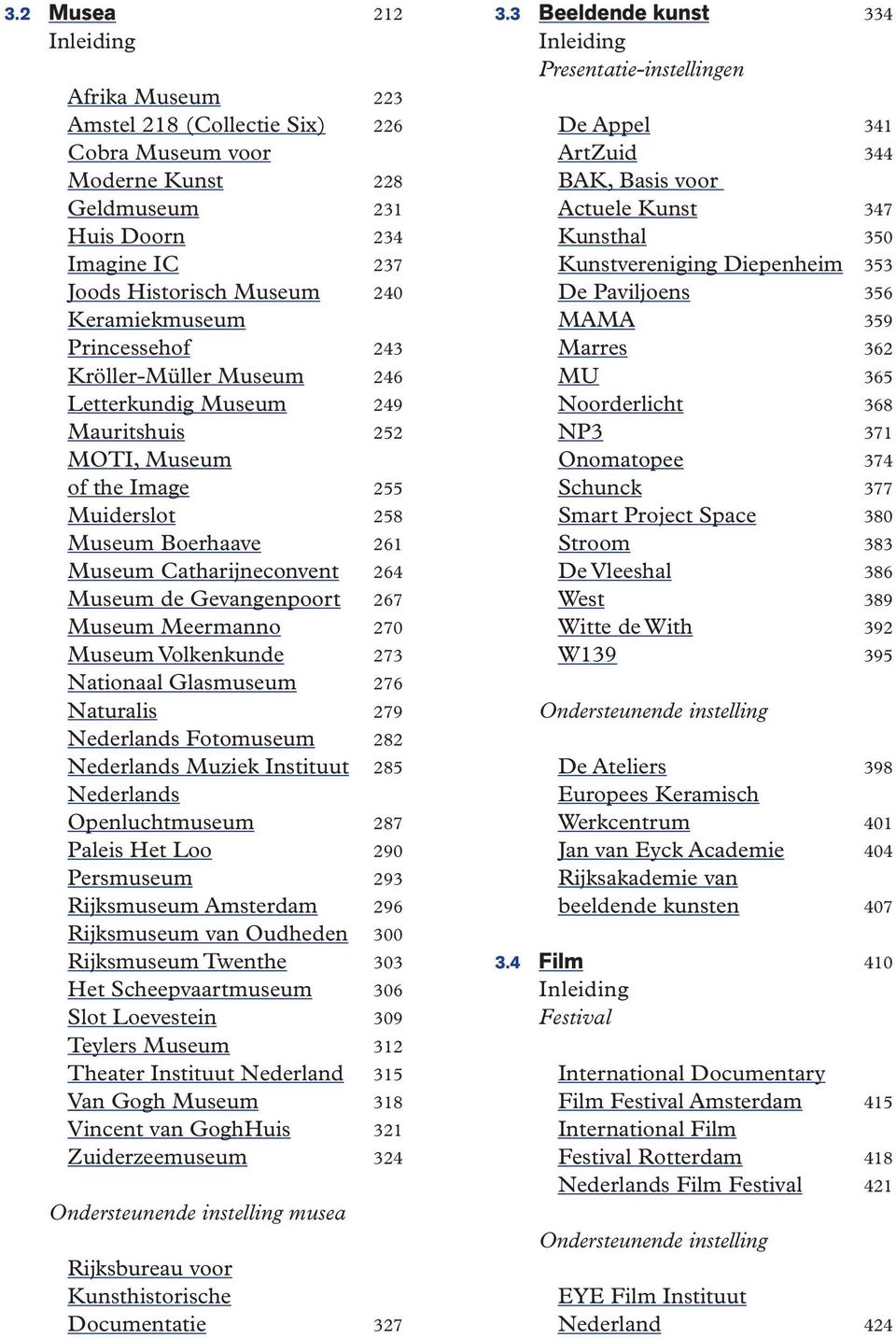 Gevangenpoort 267 Museum Meermanno 270 Museum Volkenkunde 273 Nationaal Glasmuseum 276 Naturalis 279 Nederlands Fotomuseum 282 Nederlands Muziek Instituut 285 Nederlands Openluchtmuseum 287 Paleis