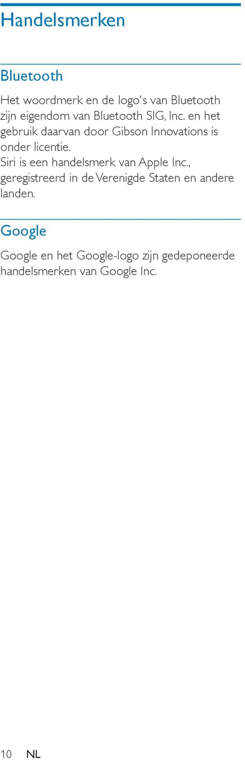 Siri is een handelsmerk van Apple Inc.