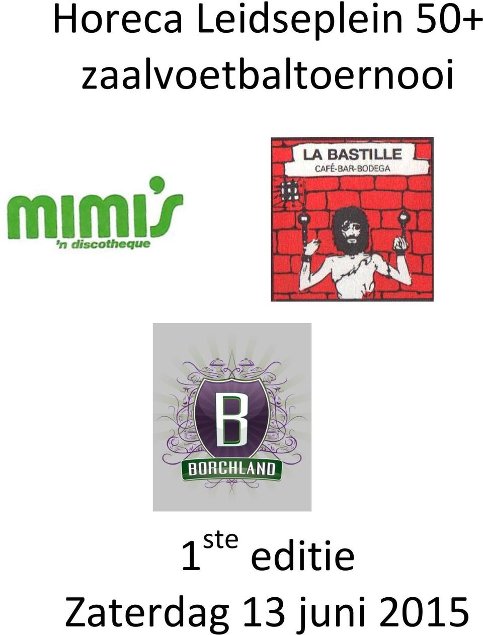 zaalvoetbaltoernooi