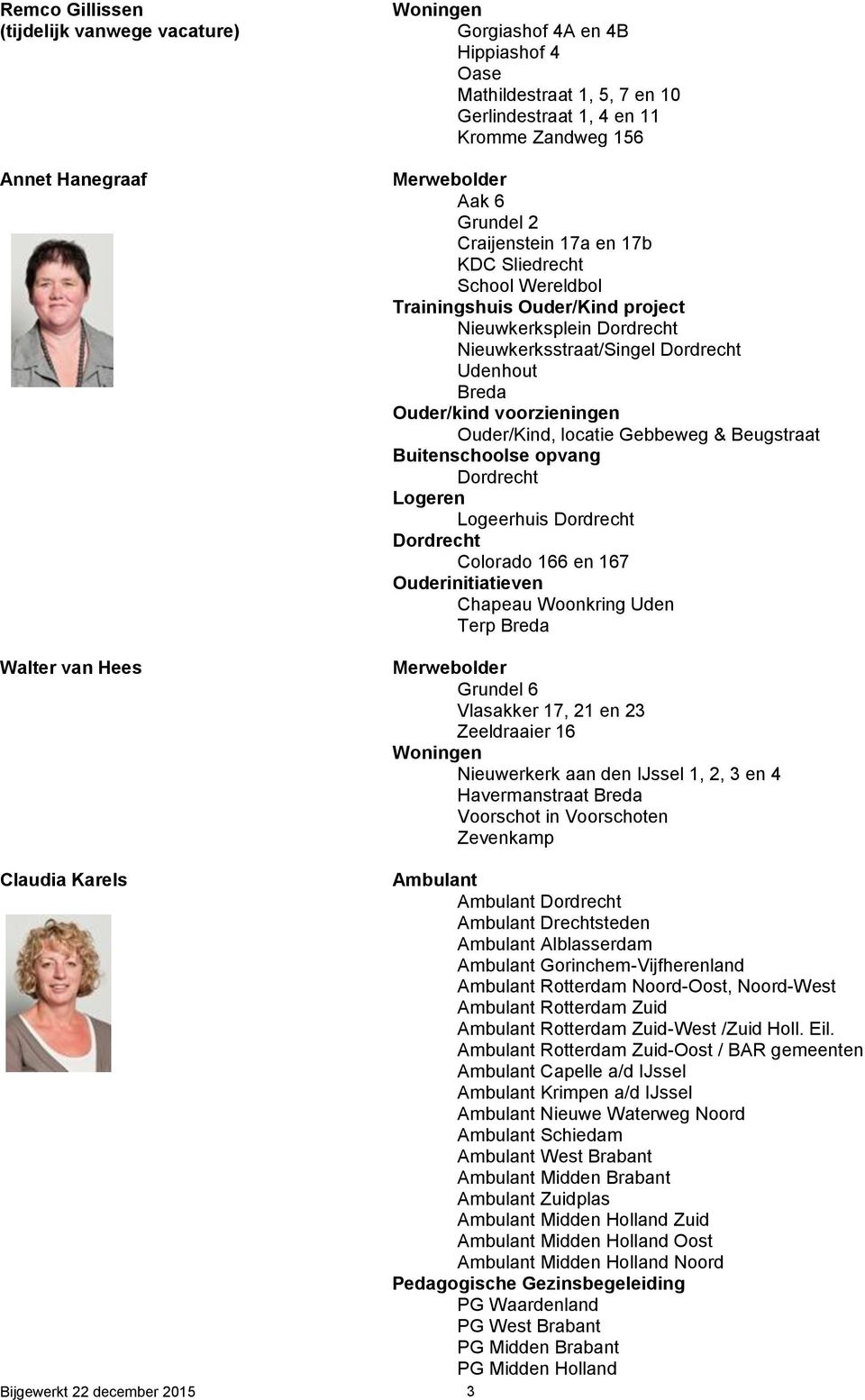 Gebbeweg & Beugstraat Buitenschoolse opvang Logeren Logeerhuis Colorado 166 en 167 Ouderinitiatieven Chapeau Woonkring Uden Terp Breda Grundel 6 Vlasakker 17, 21 en 23 Zeeldraaier 16 Nieuwerkerk aan