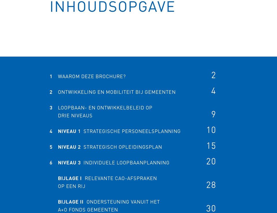 NIVEAUS 9 1 4 NIVEAU 1 STRATEGISCHE PERSONEELSPLANNING 10 5 NIVEAU 2 STRATEGISCH